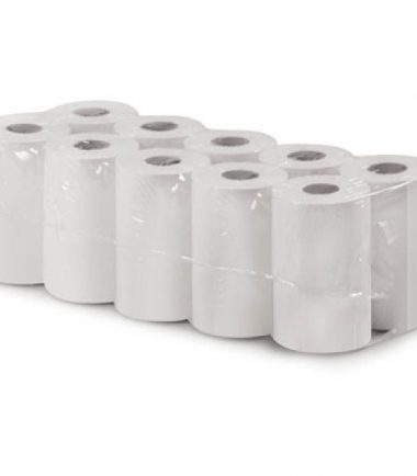 Rotoli Termici 57x35mt Per Registratori Di Cassa POS - Confezione Da 10 Pezzi