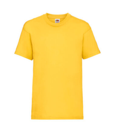 T-shirt FRUIT OF THE LOOM Valueweight Kid UNISEX personalizzata