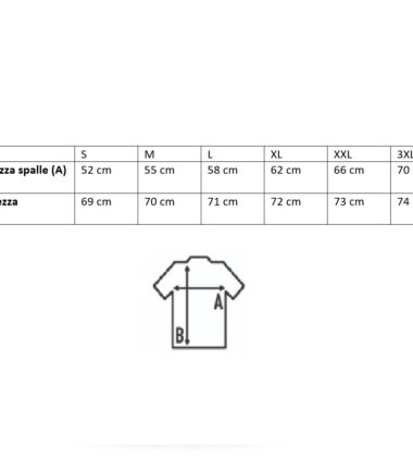 taglia gilet softshek