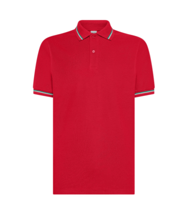 Polo Tricolore Man personalizzata